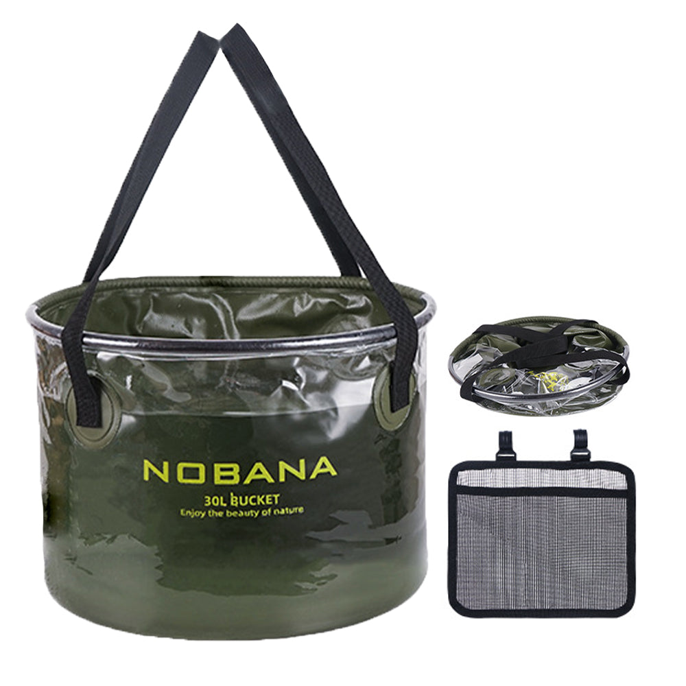 Portable PVC Bucket with Side Bag
