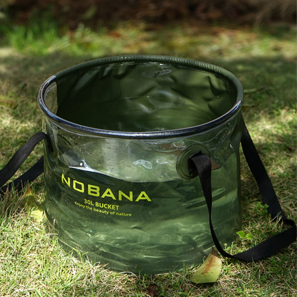 Portable PVC Bucket with Side Bag