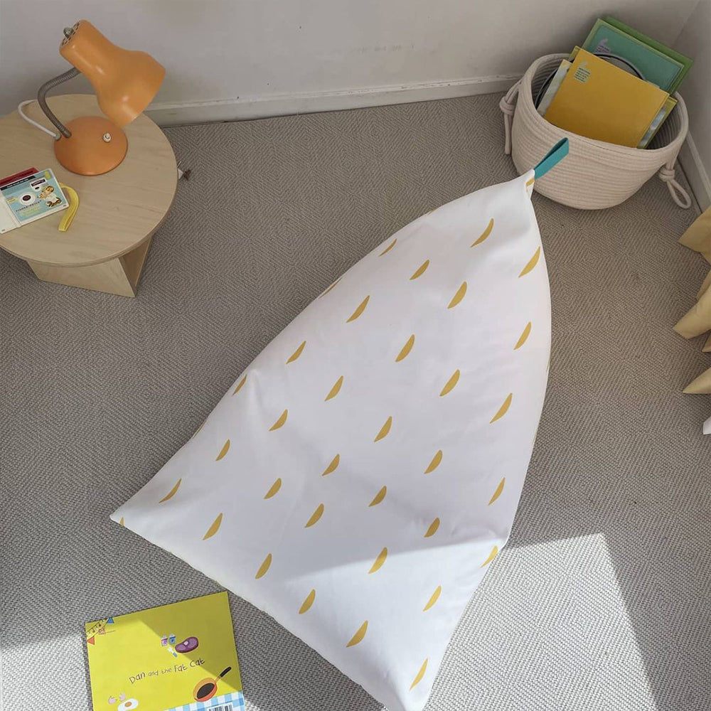 Banana BeanBag Floor Lounger Reading Chair