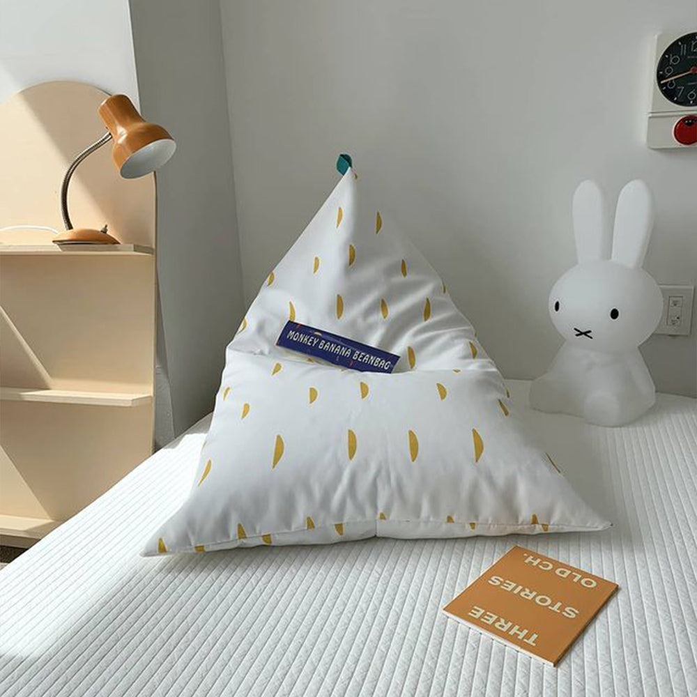 Banana BeanBag Floor Lounger Reading Chair