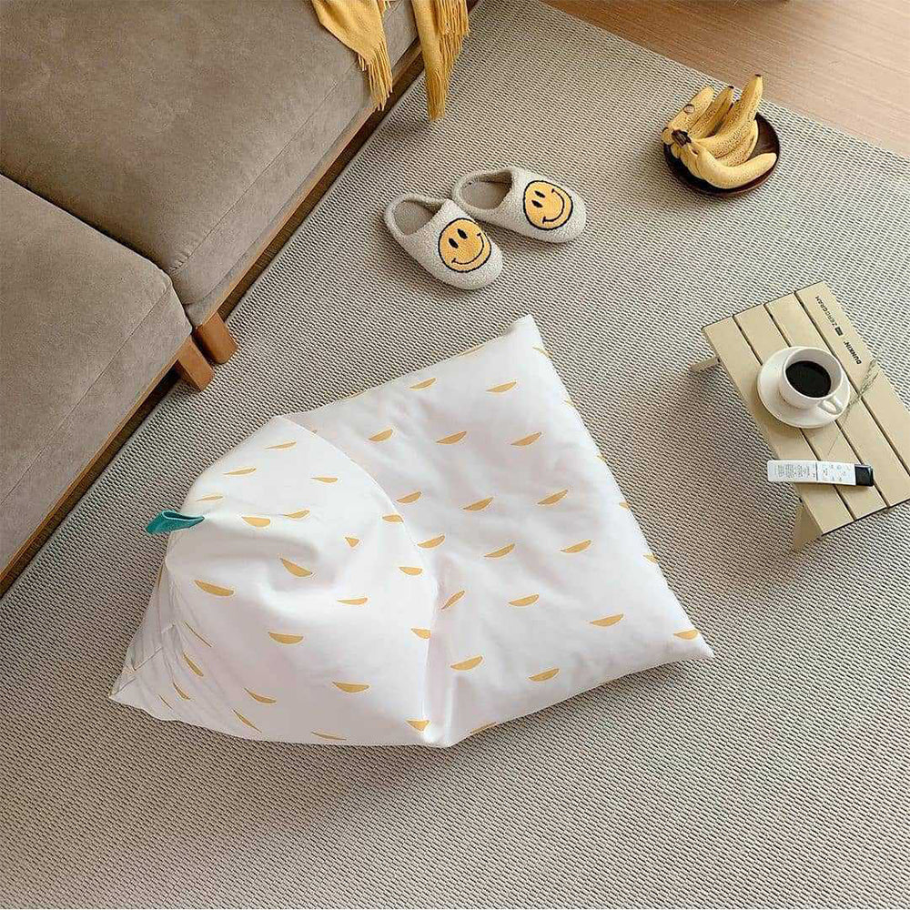Banana BeanBag Floor Lounger Reading Chair