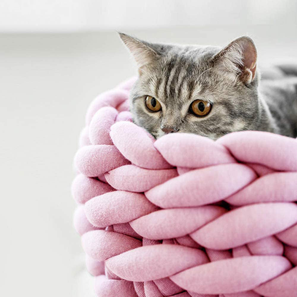 Chunky Knit Pet Bed
