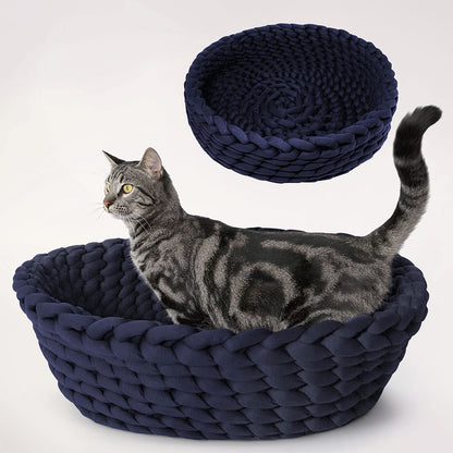 Chunky Knit Pet Bed