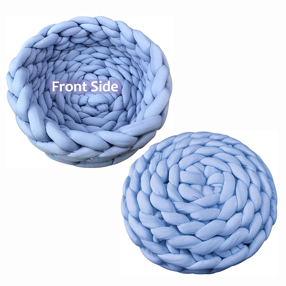 Chunky Knit Pet Bed