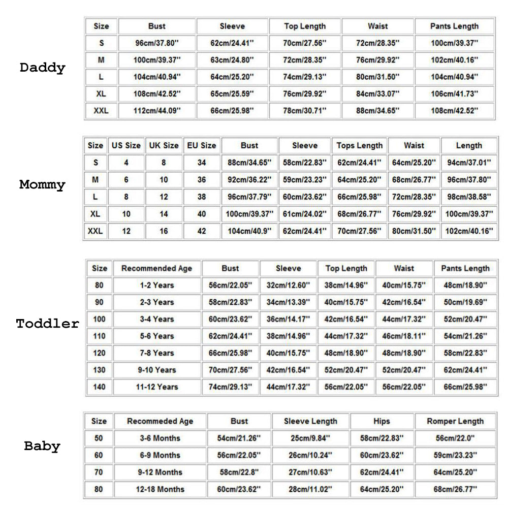 Ensembles de pyjamas de Noël en famille
