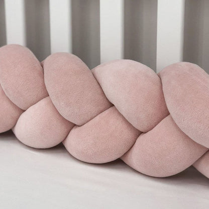 3-Knotted Custom Handmade Bedding Long Cushion Crib Padding