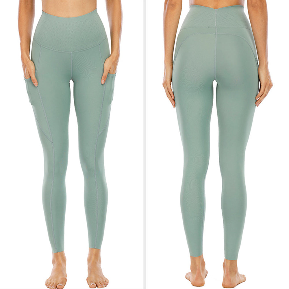 Pantalon taille haute avec poches