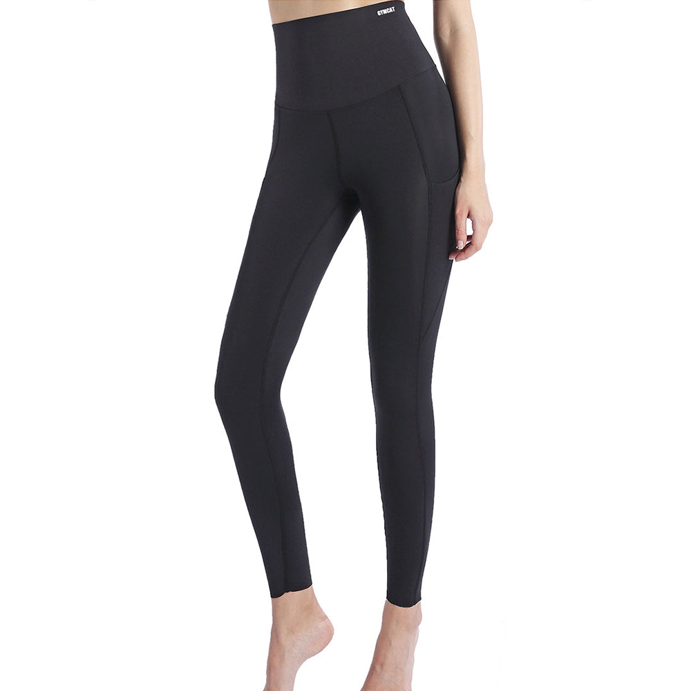 Pantalon taille haute avec poches