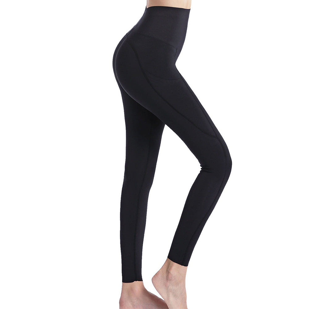 Pantalon taille haute avec poches