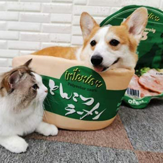 Japanese Cup Noodle Design Pet Bed