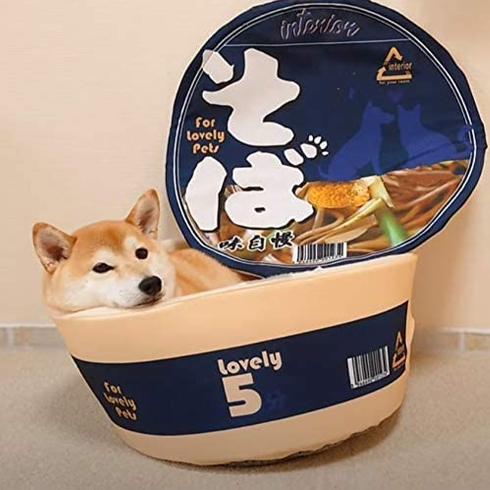 Japanese Cup Noodle Design Pet Bed