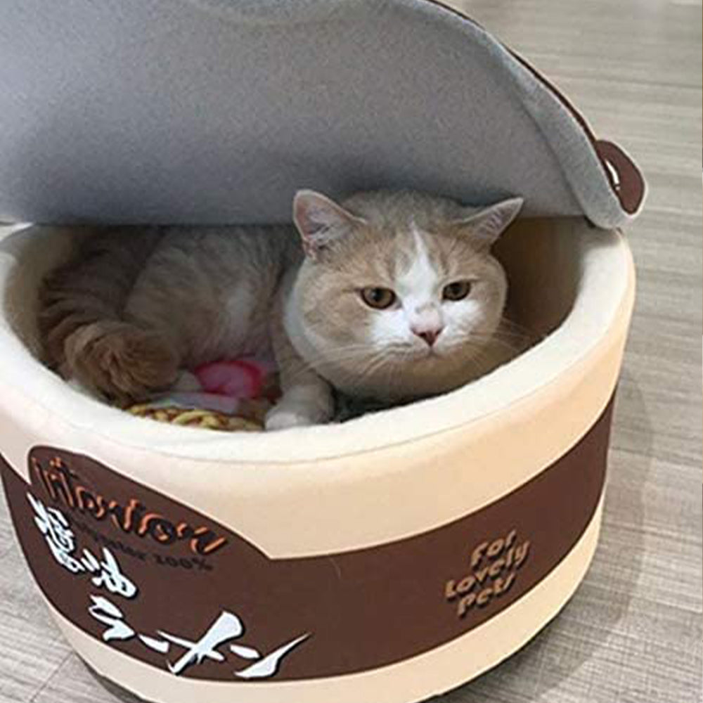 Japanese Cup Noodle Design Pet Bed