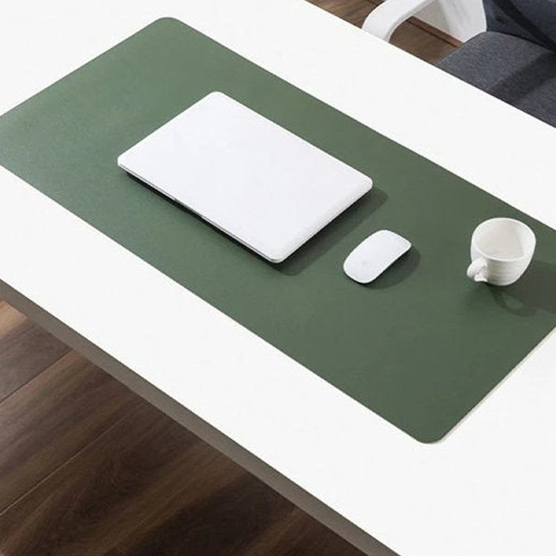 Leather & Cork Desk Pad Protector