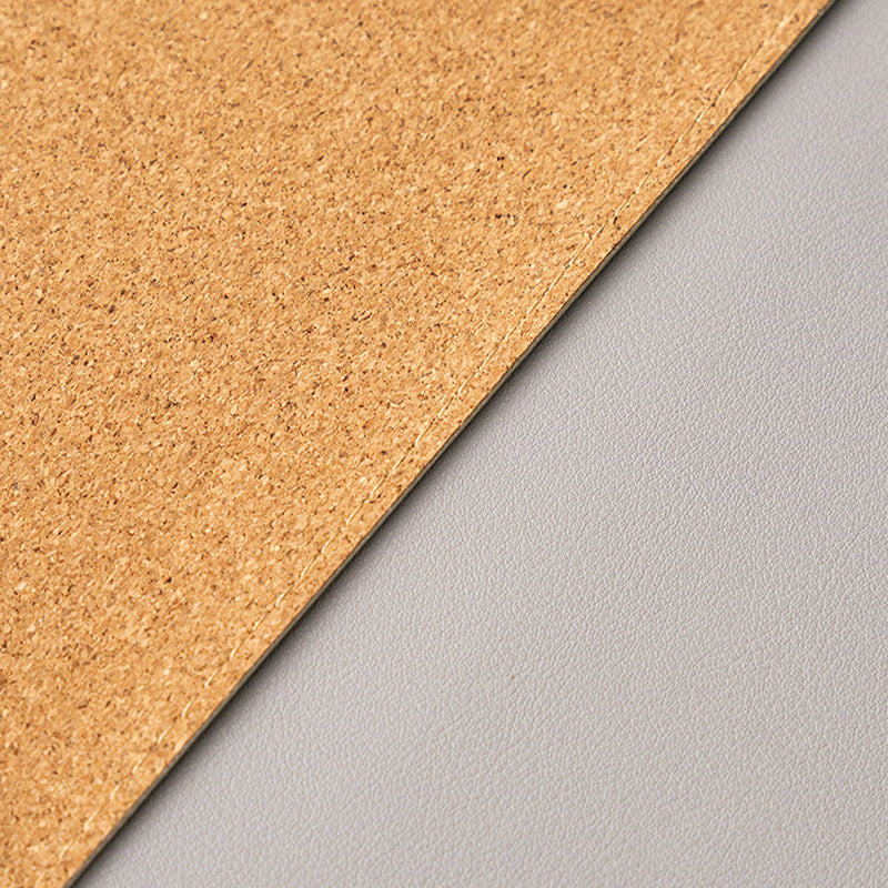 Leather & Cork Desk Pad Protector