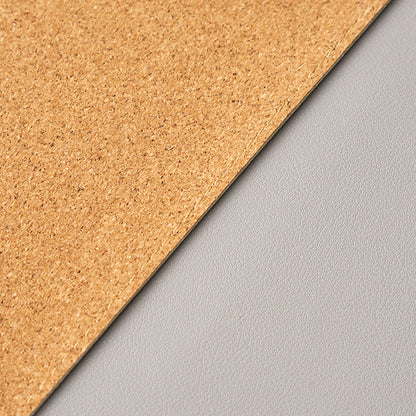 Leather & Cork Desk Pad Protector