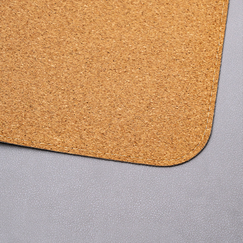Leather & Cork Desk Pad Protector
