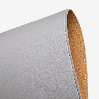 Leather & Cork Desk Pad Protector