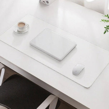 Leather & Cork Desk Pad Protector