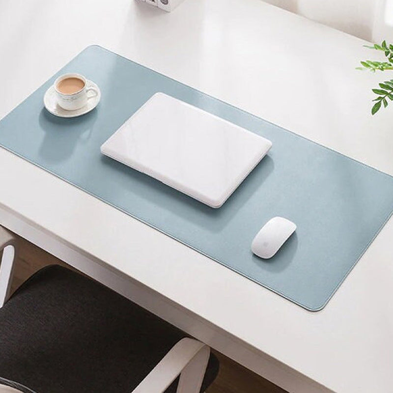 Leather & Cork Desk Pad Protector