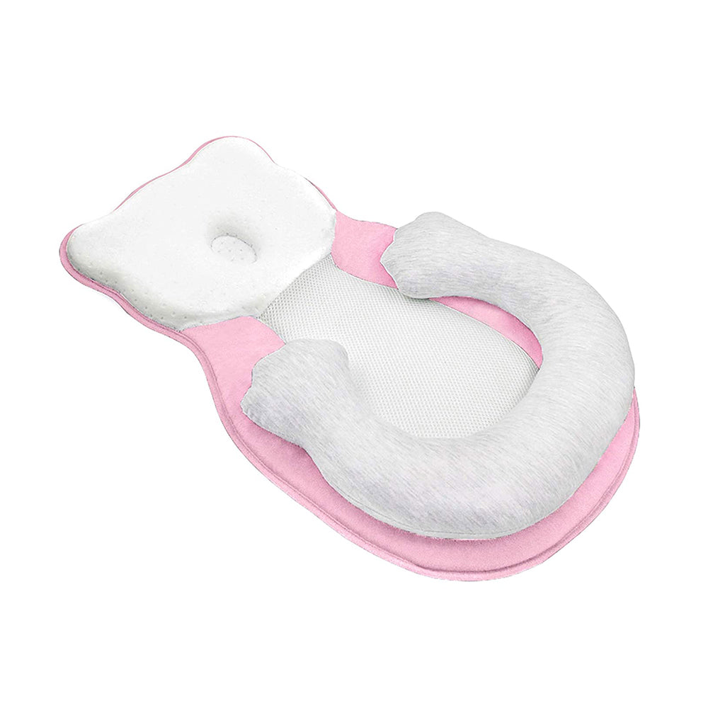 Chaise longue portative à tête plate pour bébé 