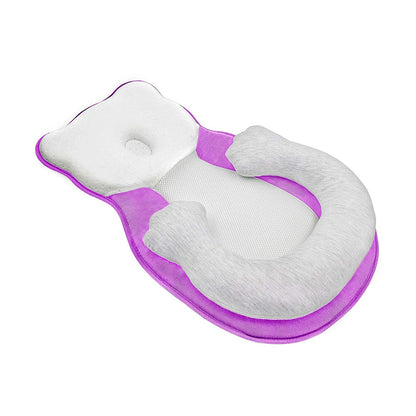 Chaise longue portative à tête plate pour bébé 