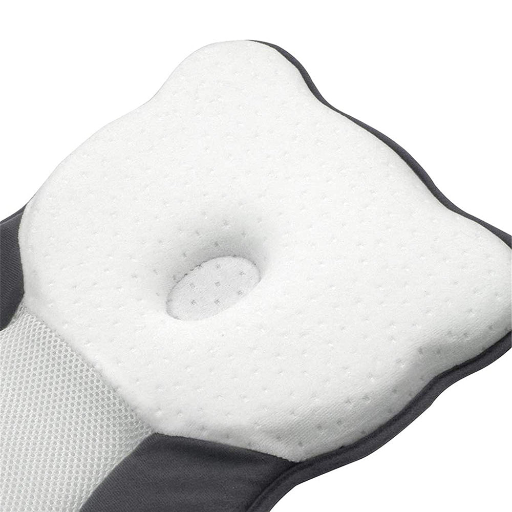 Chaise longue portative à tête plate pour bébé 