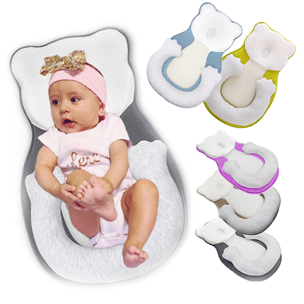Chaise longue portative à tête plate pour bébé 