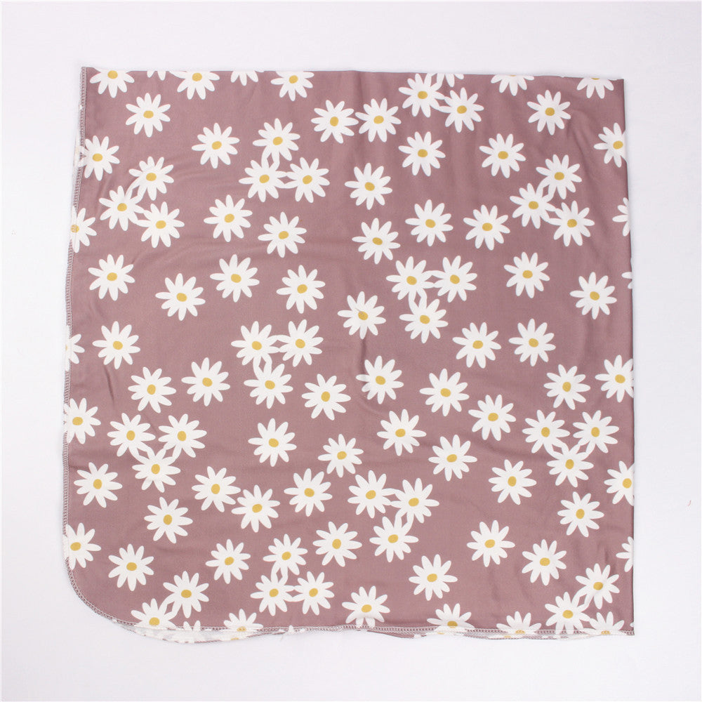 Retro Floral Baby Swaddle Set