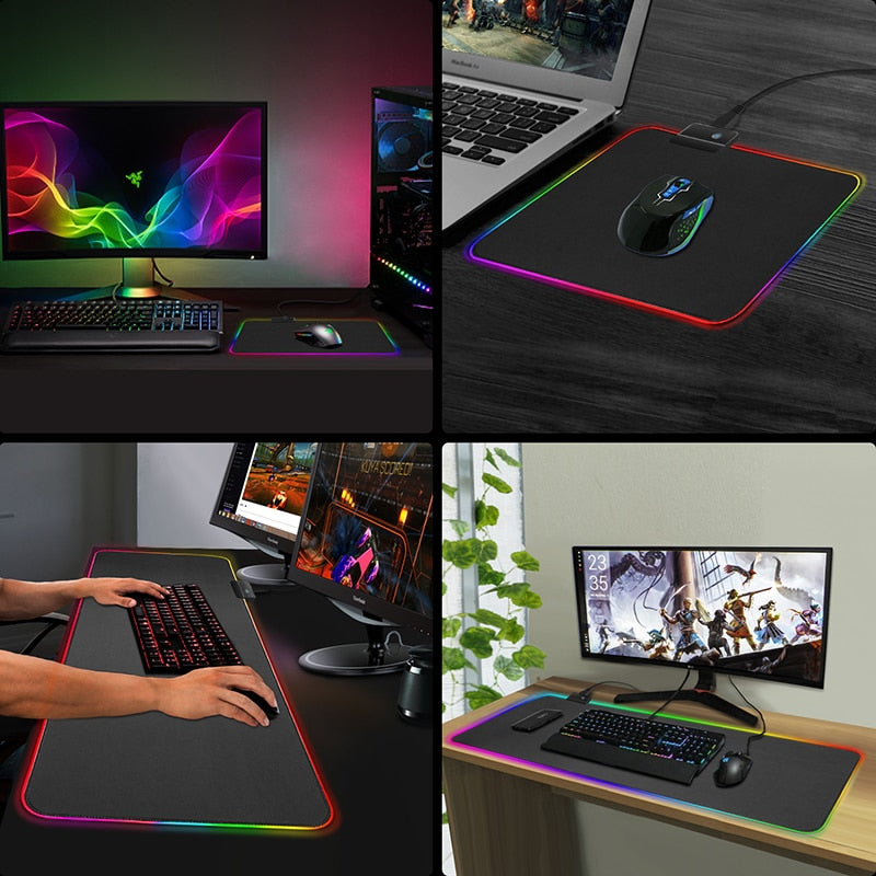 RGB Soft Gaming Mouse Pad