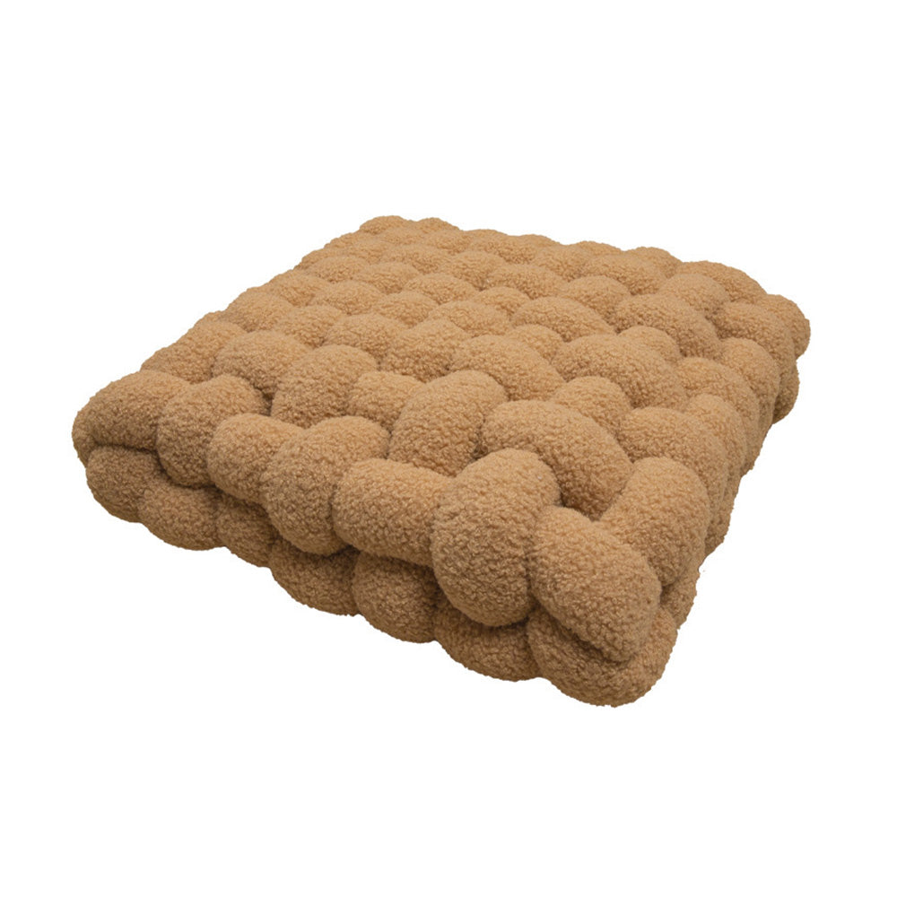 Berber Fleece Square Shaped Cushion with Insert