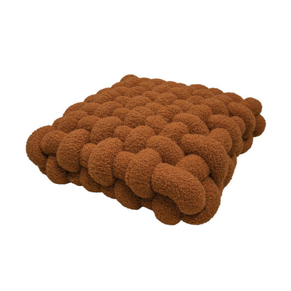 Berber Fleece Square Shaped Cushion with Insert