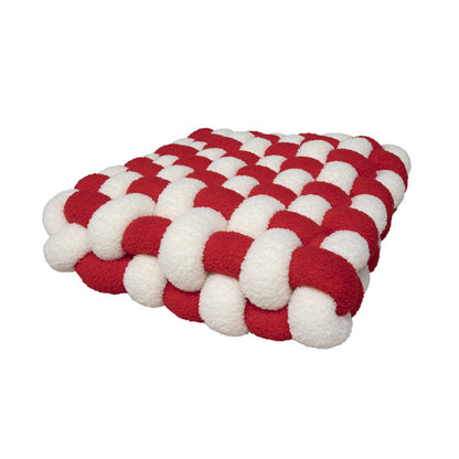 Berber Fleece Square Shaped Cushion with Insert