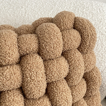 Berber Fleece Square Shaped Cushion with Insert