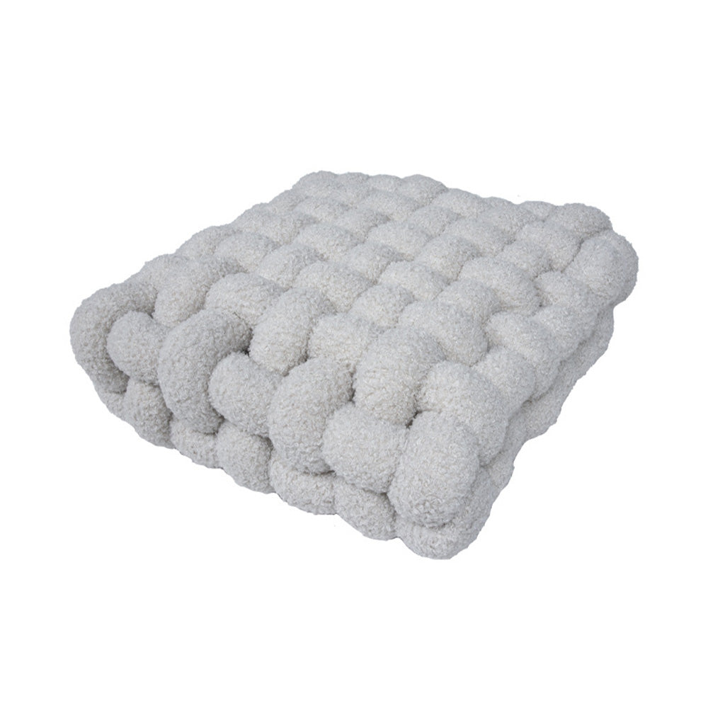Berber Fleece Square Shaped Cushion with Insert