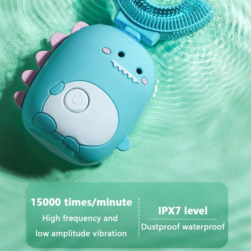 Dinosaur Ultrasonic Kids Electric Toothbrush