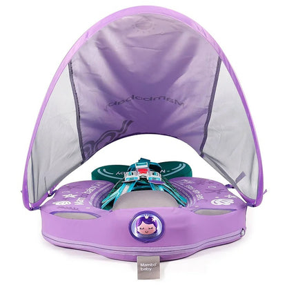 Mermaid 3~24 Months Swimming Float Swim Trainer with Canopy