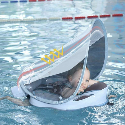 Sea Turtle 3-24 Months Swimming Float Swim Trainer with Canopy