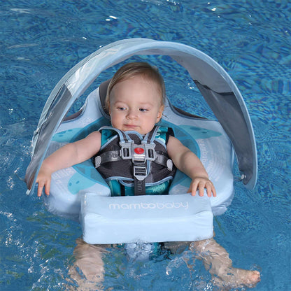 Sea Turtle 3-24 Months Swimming Float Swim Trainer with Canopy